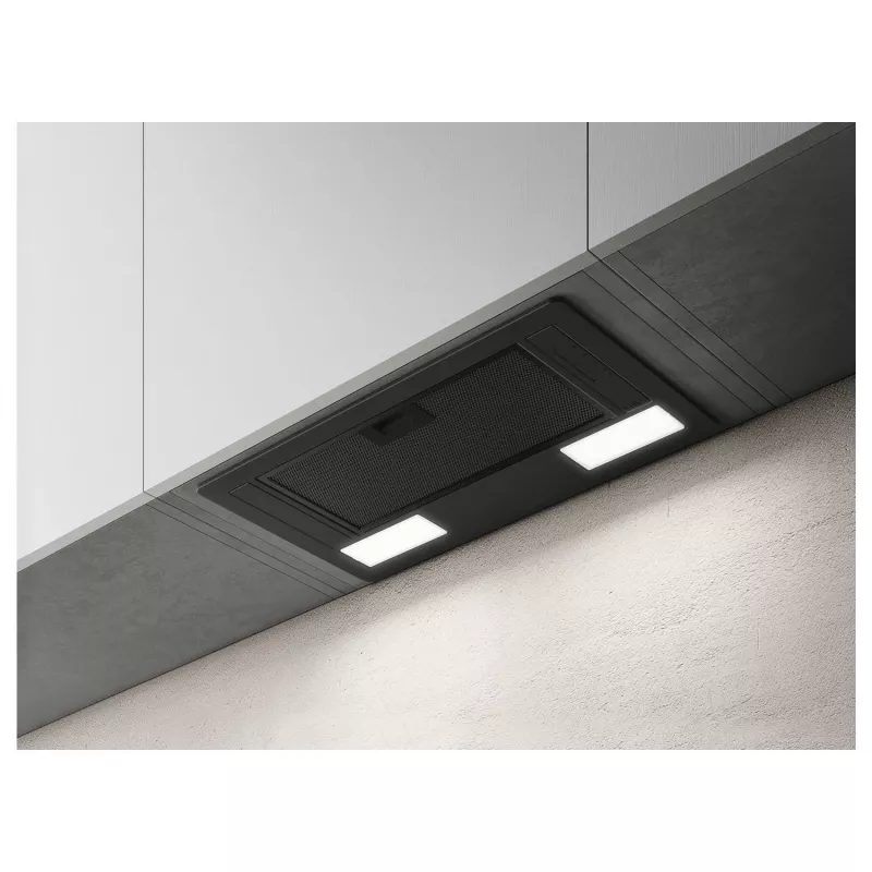 Elica ERA-LUX-BLK-60 60 cm zwarte Era inbouw-luxe afzuigkap