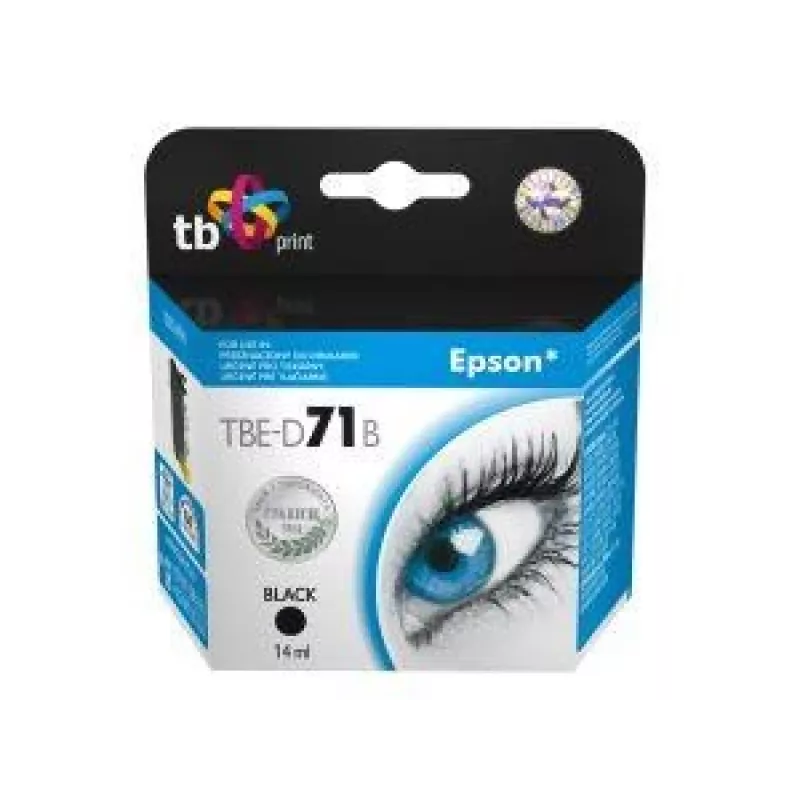 Inktpatroon TB compatibel met Epson T0711 zwart