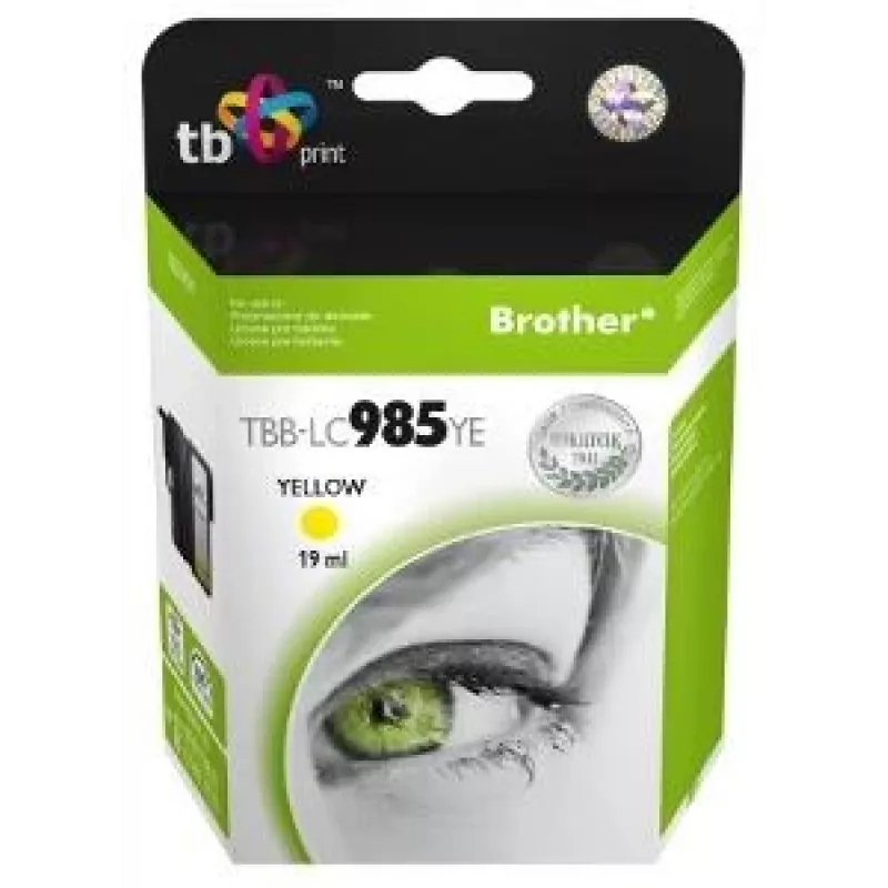 Inktpatroon TB compatibel S Brother LC 985 YE 100% N