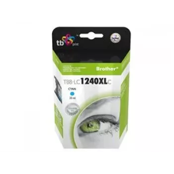 TB compatibele inktcartridge voor Brother LC1240XL, cyaan (TBB-LC1240XLC)