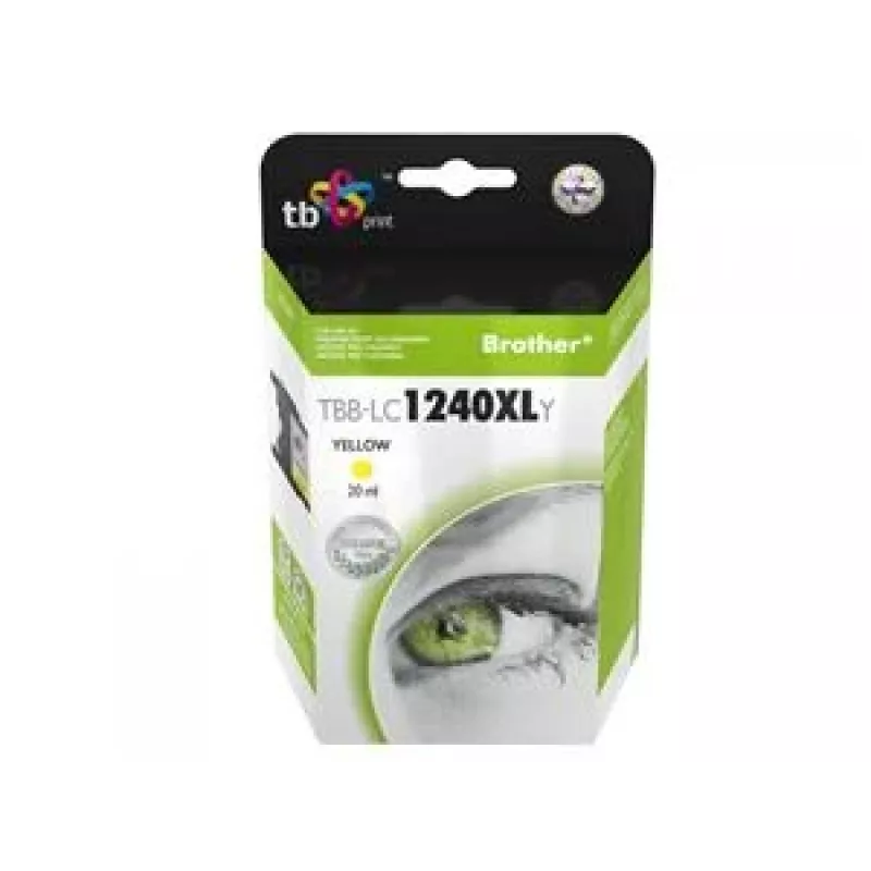 TB compatibele inktcartridge voor Brother LC1240XL, geel (TBB-LC1240XLY)