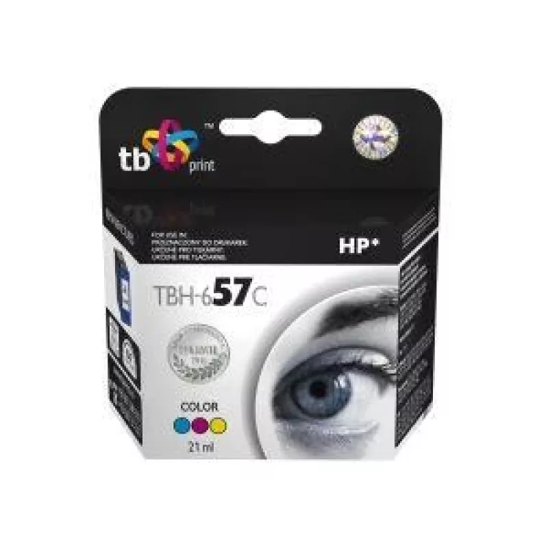 Inkt TBH-657C (HP Nr. 57 - C6657A) kleur refurbished