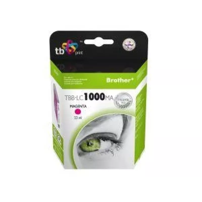 Inktpatroon TB compatibel met Brother LC1000M 100% nieuw