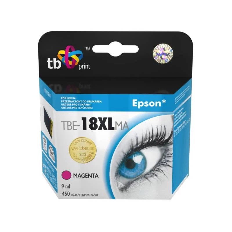 Inktpatroon TB compatibel met Epson T1813 M 100% nieuw