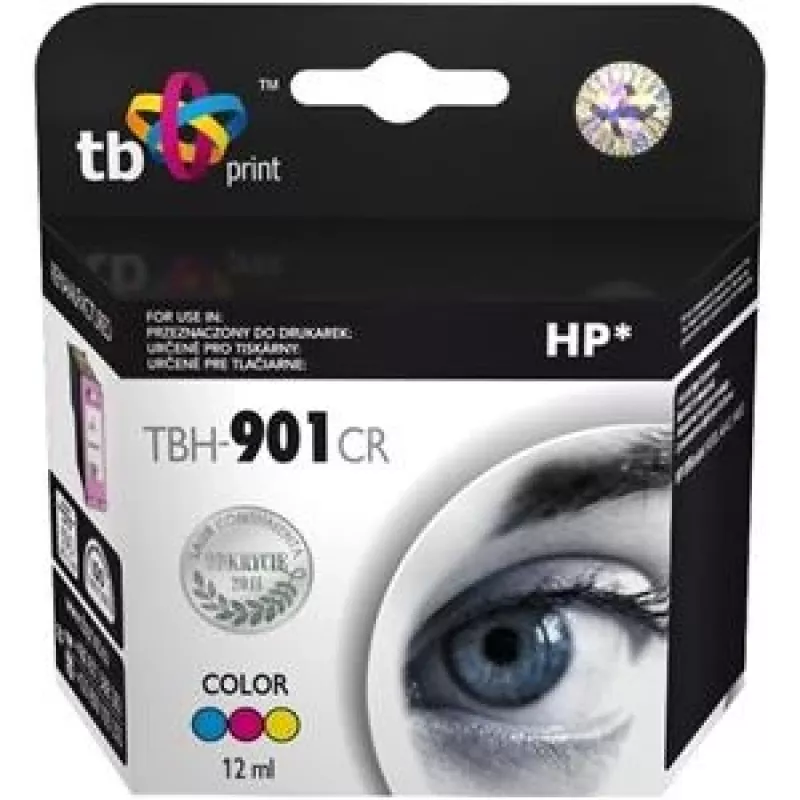 Inkt HP OJ J4580 kleur refurbished TBH-901CR