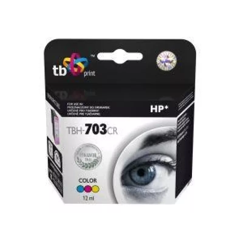 Inkt HP DJ D730/F735 kleur refurbished TBH-703CR (HP nr. 703 CD888AE)