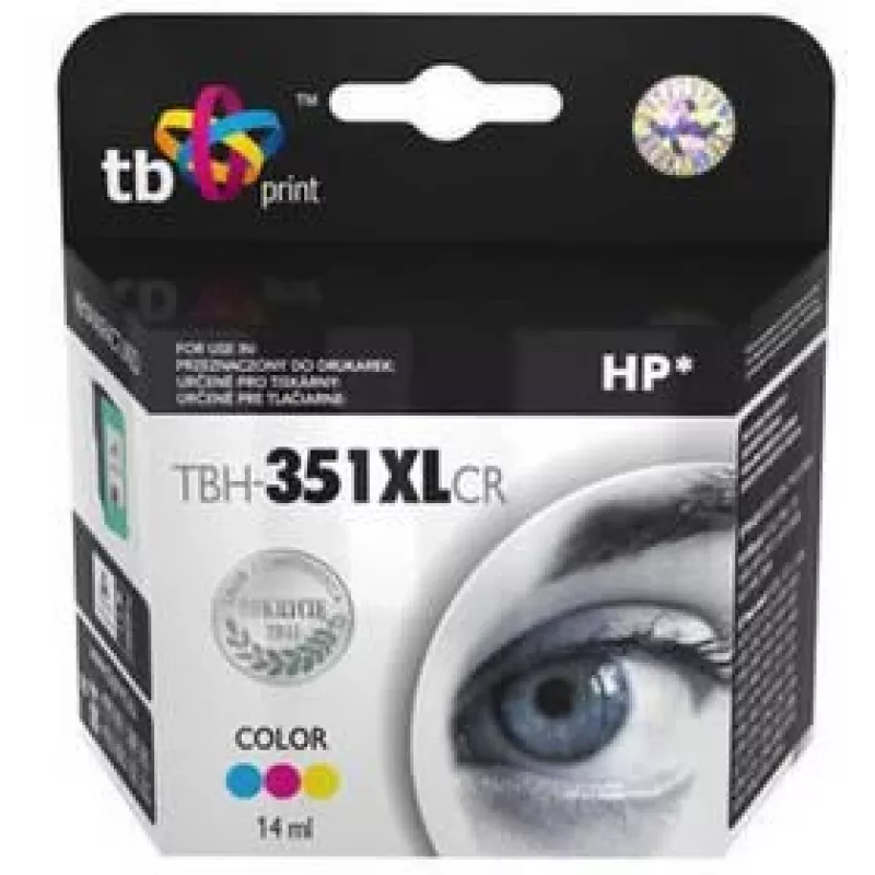 Inktpatroon TB compatibel met HP 351XL kleur ref., CB338EE