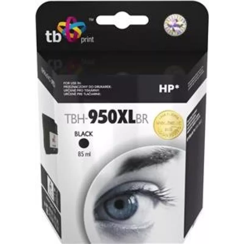 Inkt voor HP OJ Pro 8100 zwart gereviseerd TBH-950XLB