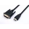 TB HDMI-DVI-kabel 1,8 m goud omhuld, DVI 24+1