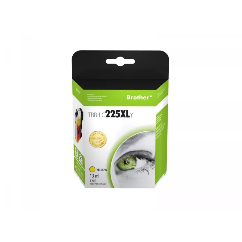 Inktcartridge TB compatibel met Brother LC225XL geel nieuw