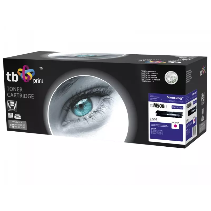Toner Samsung CLT50 6 TS-M506LR MA reman. 2500 pagina's zwart