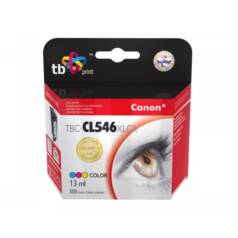 Inkt voor Canon PIXMA iP2850/MG2950/2550/2450/MX495 TBC-CL546XLCR ref