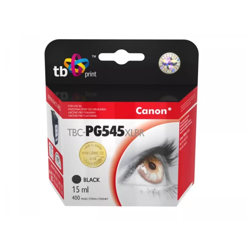 Inkt voor Canon PIXMA iP2850/MG2950/2550/2450/MX495 TBC-PG545XLB ref.