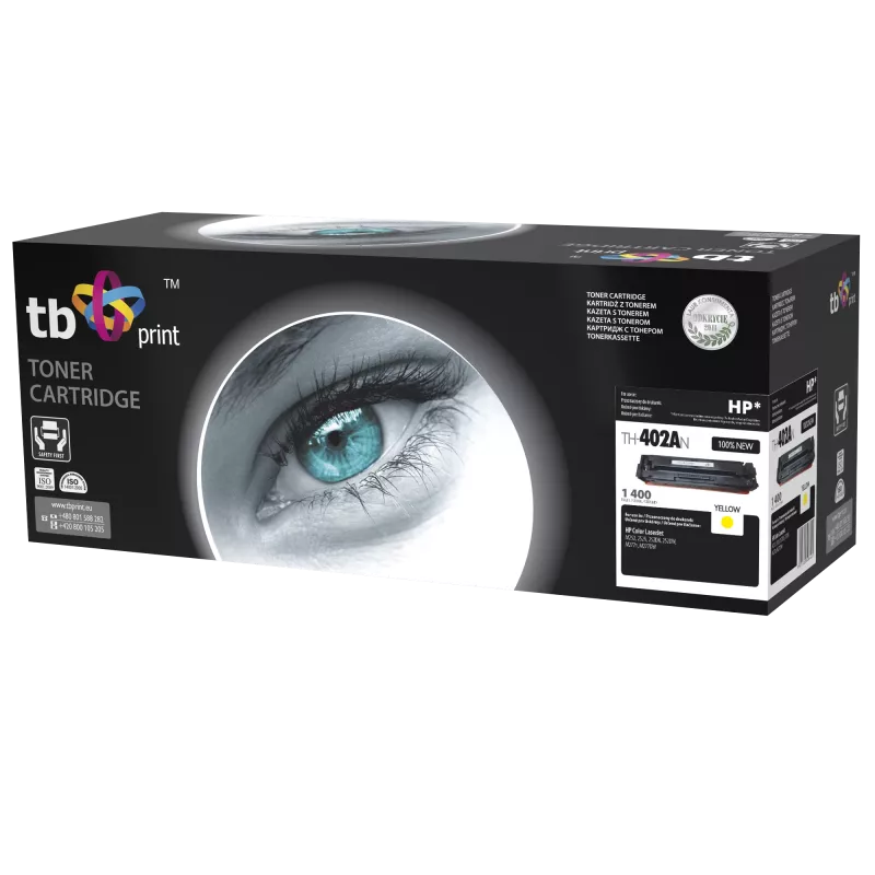 Toner TB compatibel met HP CLJM252/277, geel, 1400, nieuw