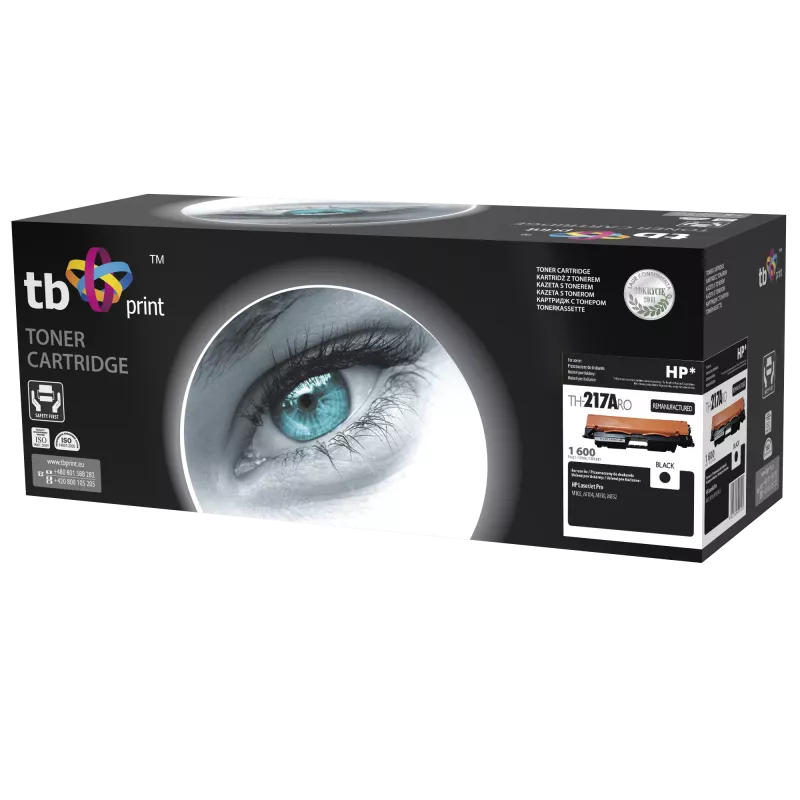 Toner TB compatibel met HP CF217A LJ 104, BK, refurbished