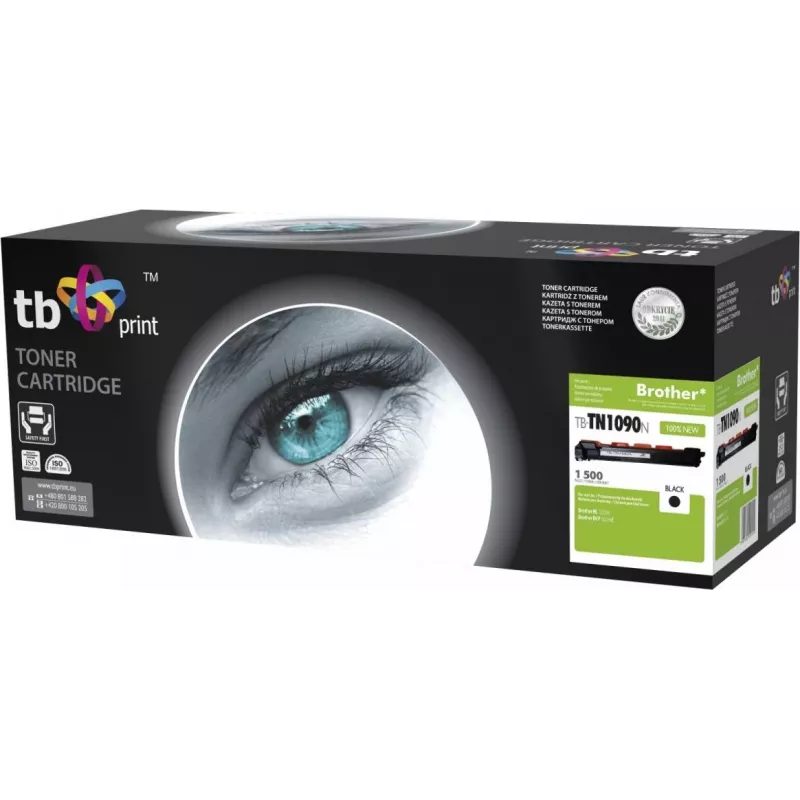 Toner TB compatibel met Brother TN1090N, BK, nieuw