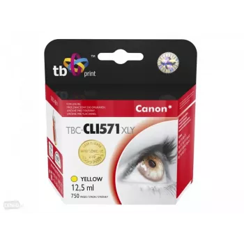 Inktpatroon TB compatibel met Canon CLI-571XL YE geel