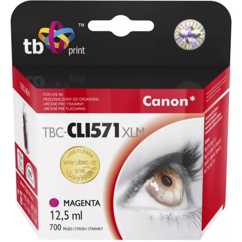 Inktcartridge TB compatibel met Canon CLI-571XL MA magenta