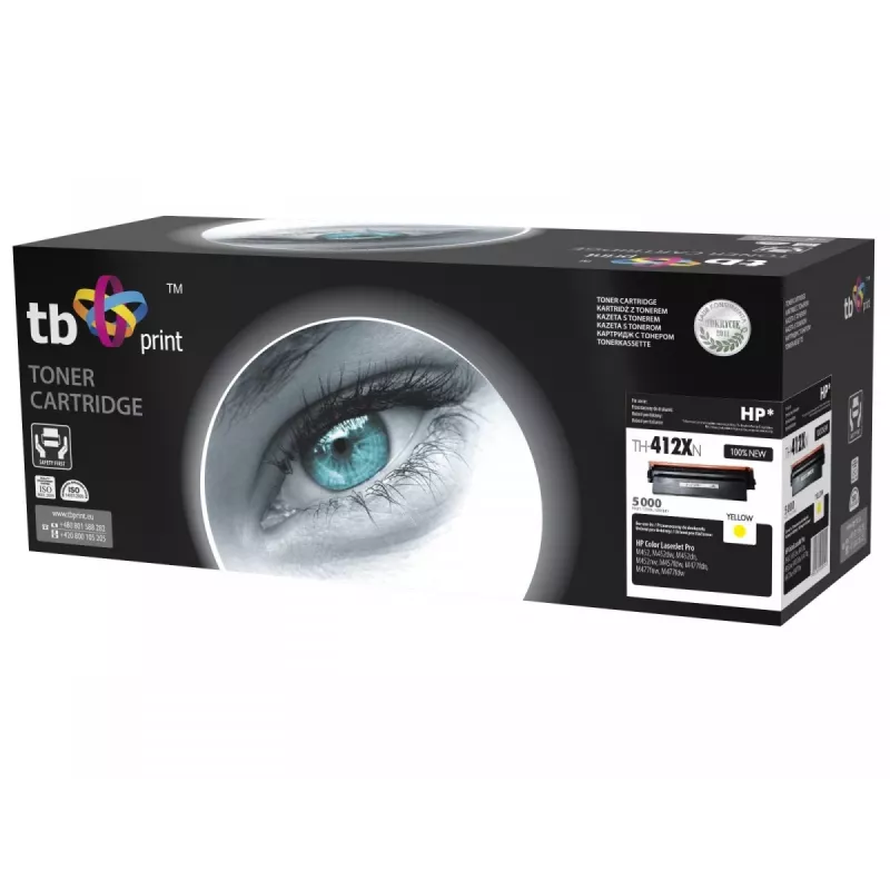 Toner TB compatibel met HP CLJ M452/477, geel, nieuw.
