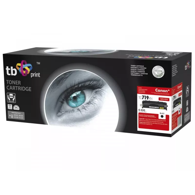 Toner TB compatibel met Canon CRG-719HBK, zwart, 6400, nieuw