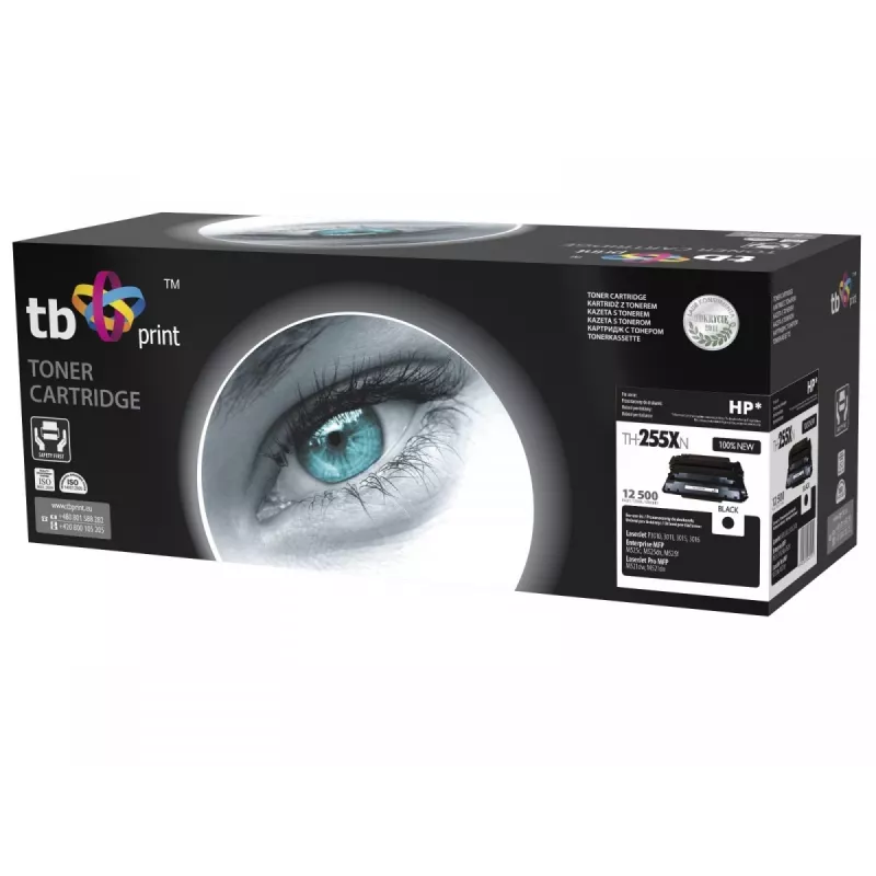 Toner TB compatibel met HP CE255X 100% nieuw, zwart