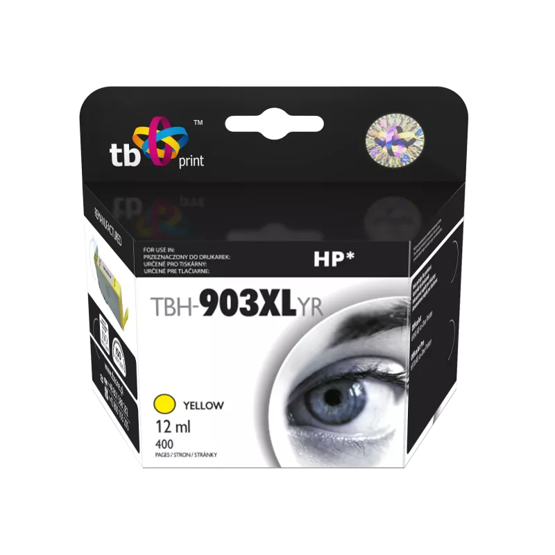 Inkt voor HP OJ 6950 AiO TBH-903XLYR geel hervuld