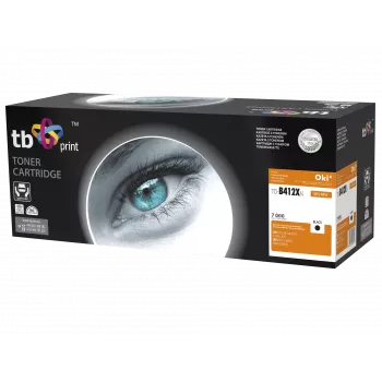 Toner TB Compatibel met OKI B412/B432, zwart, nieuw 412XN
