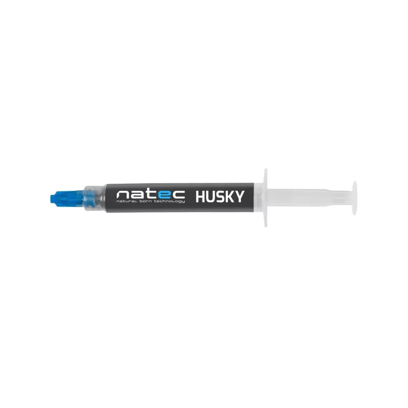 Warmtegeleidingspasta NATEC Husky NPT-1324, warmtegeleidingsvermogen 4,63 W/m·K, volume 2 ml, dichtheid 2,5 g/cm³