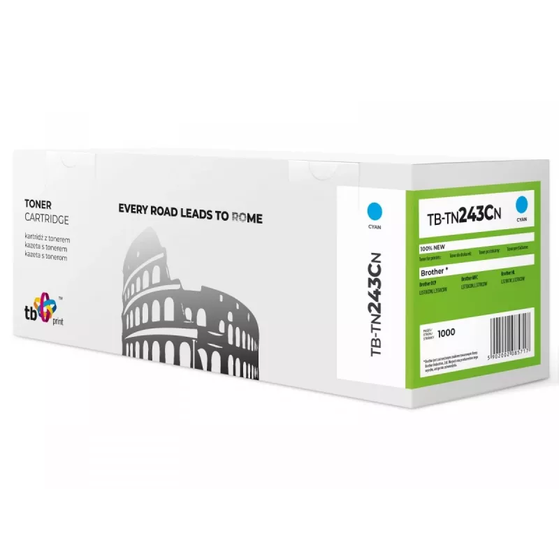 Toner TB Compat. S Brother TN243C, TB-TN243CN CY 100% nieuw