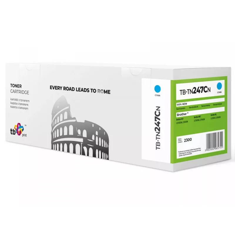 Toner TB Compat. S Brother TN247C, TB-TN247CN CY 100% nieuw