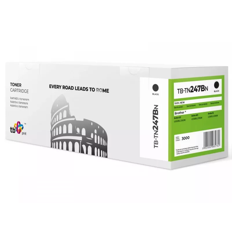 Toner voor Brother TN247 B TB-TN247BN BK 100% nieuw