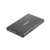 NATEC RHINO GO behuizing USB 3.0 voor 2,5'' SATA HDD/SSD, zwart aluminium
