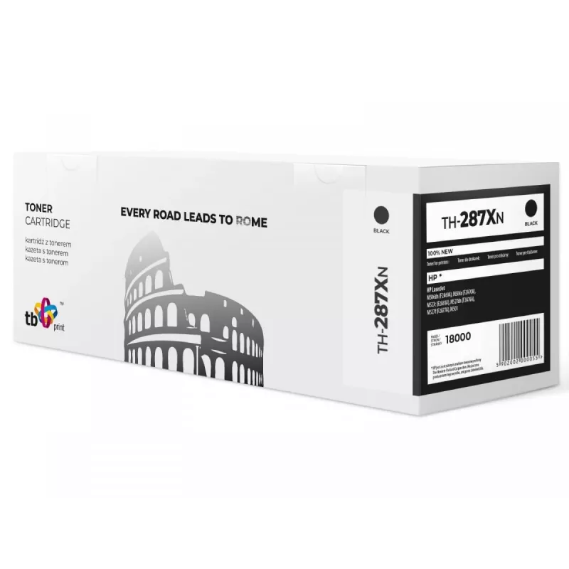 Toner TB compatibel met HP CF287X, zwart, 18000, nieuw