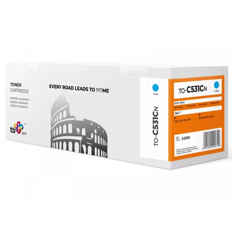Toner TB compatibel met C531 to-C531CN CY 100% nieuw