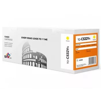 Toner TB compatibel met C532 to-C532YN YE 100% nieuw
