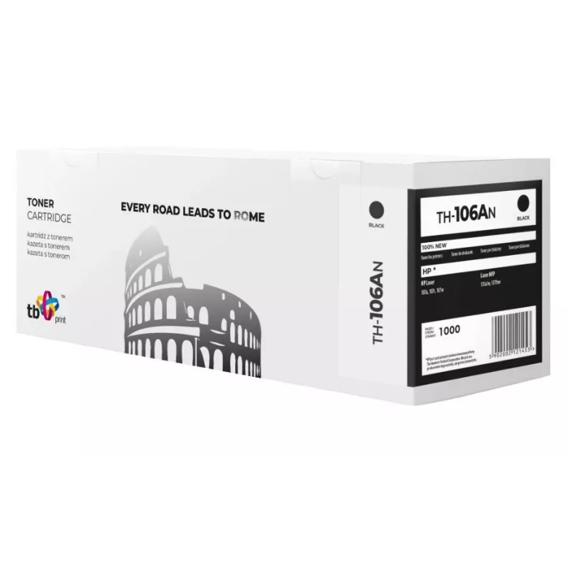 Toner voor HP106A W1106A zwart TH-106AN 100% nieuw