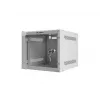 Lanberg WF10-2304-10S 10" wandrack-kast 4U, 280×310 mm, glazen deur, 20 kg, grijs (RAL 7035)