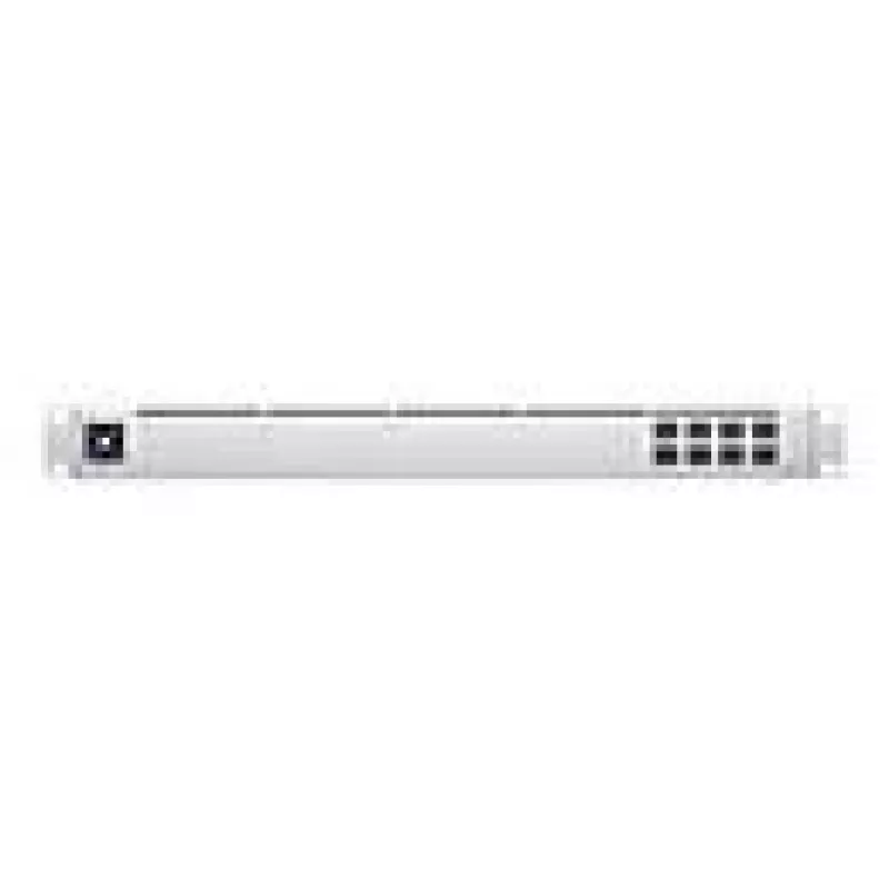 Managed L2-netwerkswitch UBIQUITI USW-Aggregation — 8 SFP+-slots, 10G-ondersteuning, ventilatorloos, 1U-rack, zilver