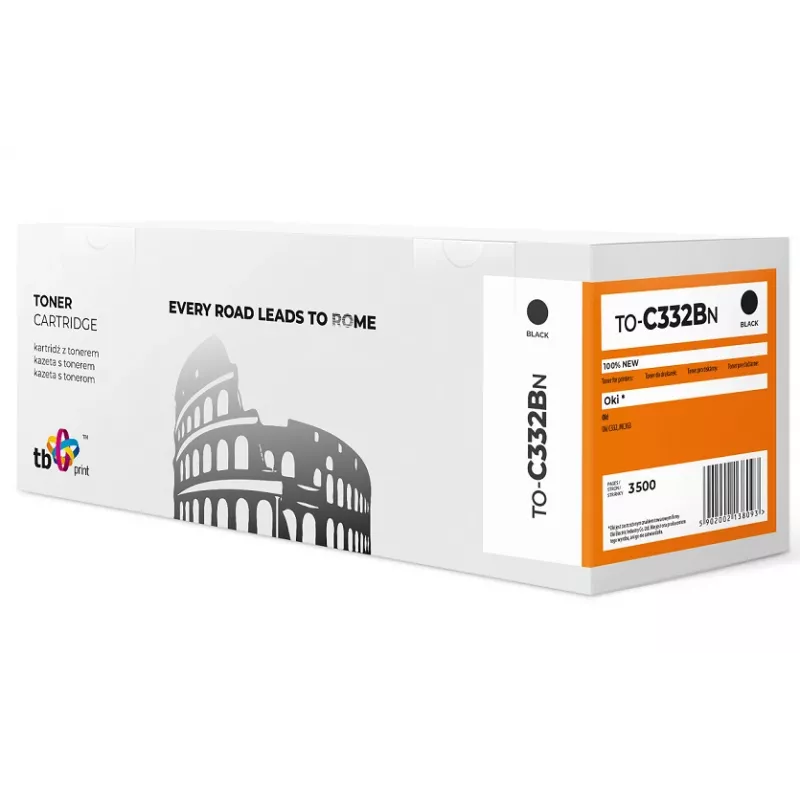 Toner OKI C332 TO-C332BN BK 100% nieuw 2000 pagina's zwart