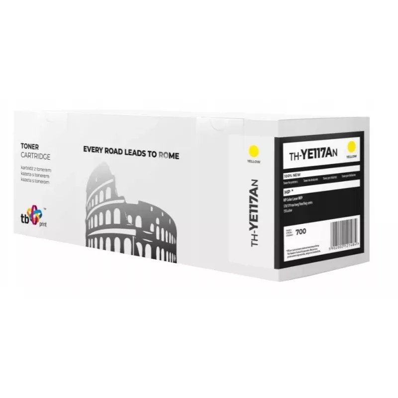 Toner voor HP117A W2072A geel TH-YE117AN 100% nieuw