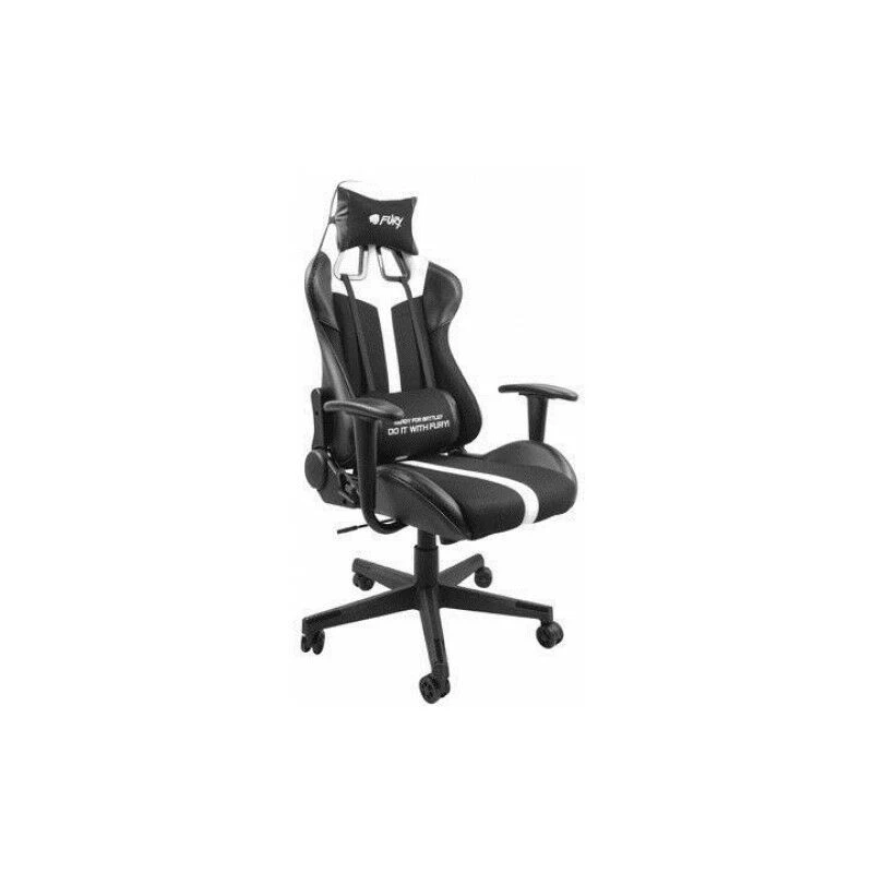 FURY Avenger XL universele gamingstoel gevoerde zitting zwart, wit