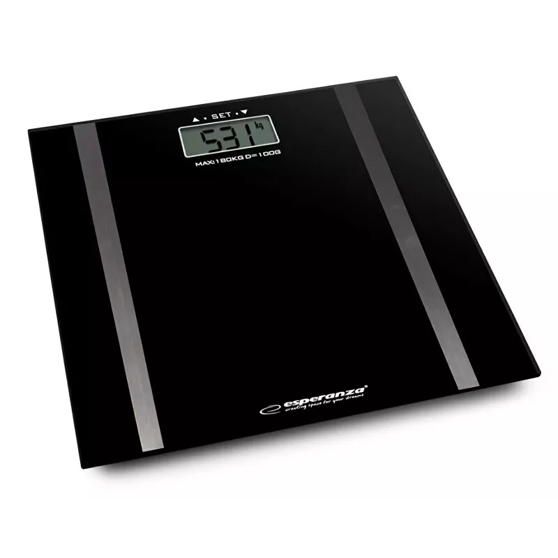 Personenweegschaal Esperanza EBS018K – elektronisch, 180 kg, zwart
