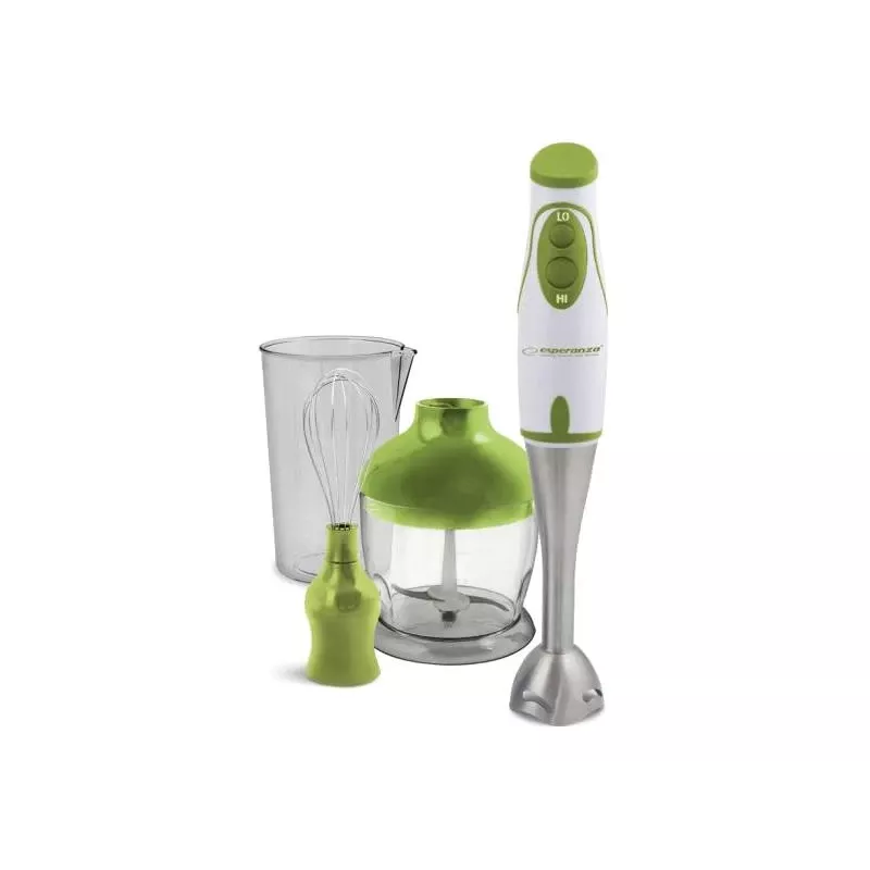 Esperanza EKM003G staafmixer 0,75 L groen, wit 450 W