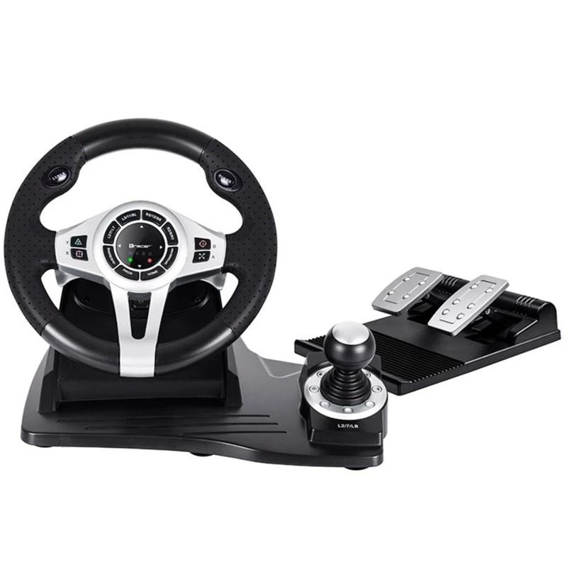 Tracer TRAJOY46524 gaming controller zwart stuurwiel + pedalen PlayStation 4, Playstation 3