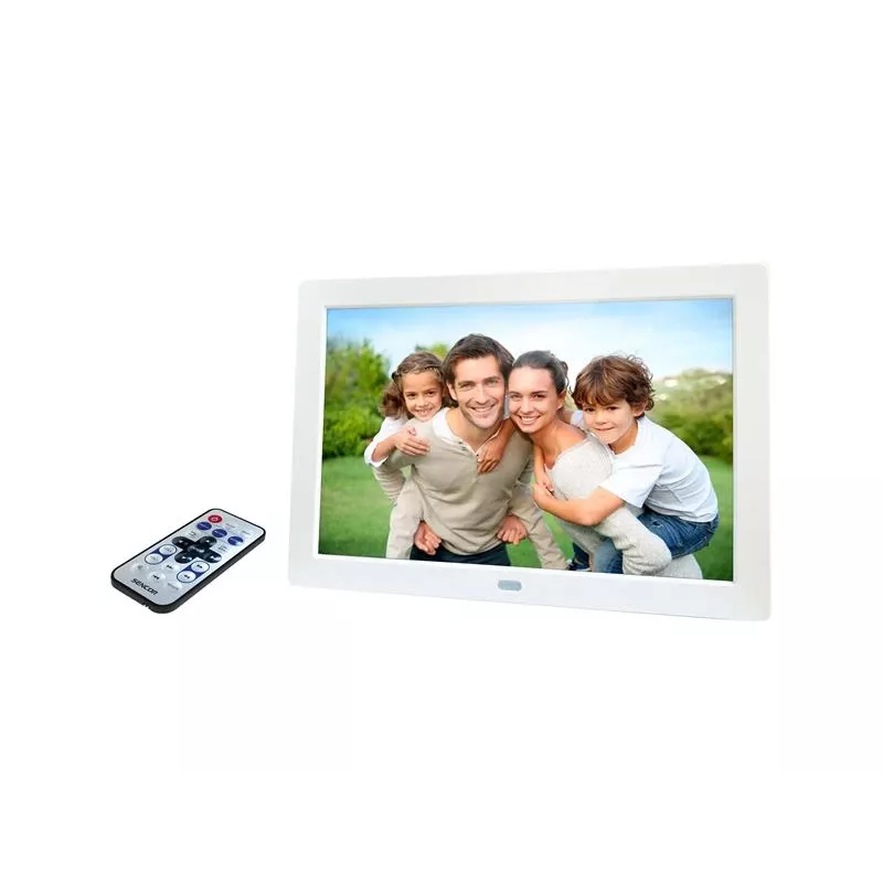 Digitaal fotolijstje SENCOR SDF 874 WH — 8-inch IPS, 1280 x 800, wit