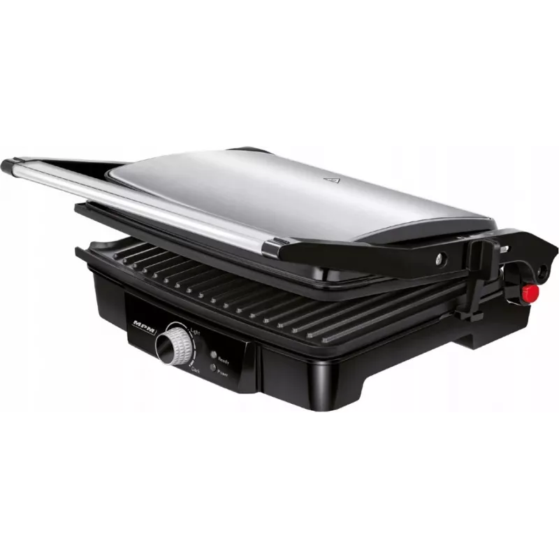 Contactgrill MPM MGR-09M - 2000 W, paninigrill, verstelbare bovenplaat