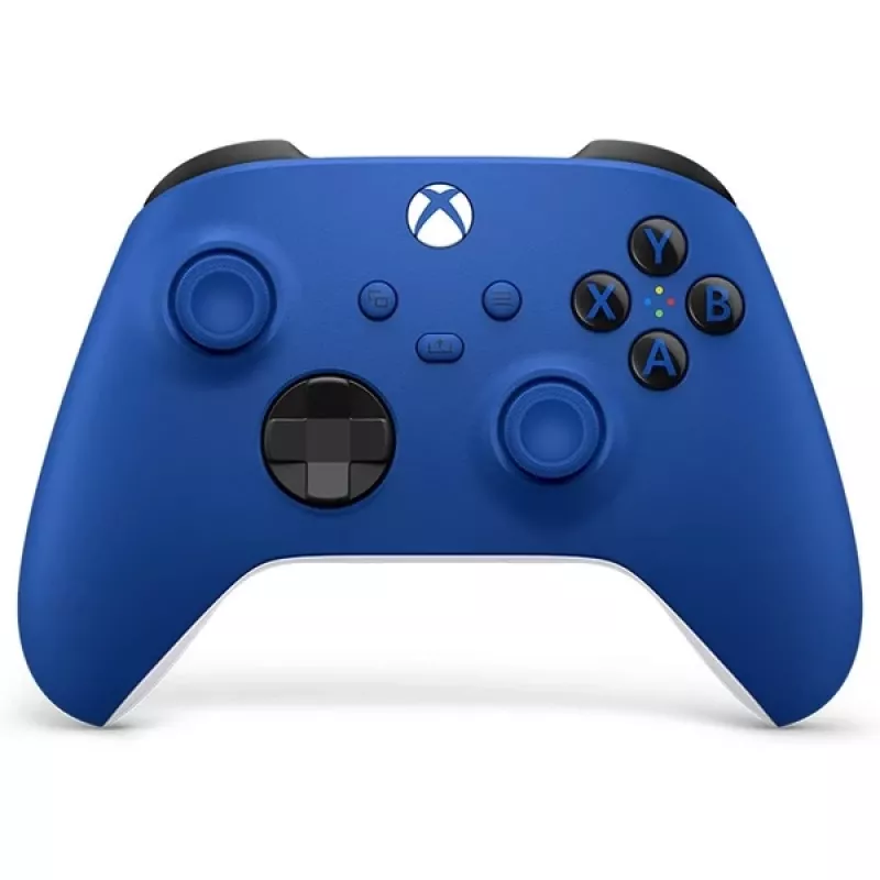 Microsoft Xbox draadloze controller blauw, wit Bluetooth/USB gamepad analoog/digitaal Android, pc, Xbox One, Xbox One S, Xbox One X, Xbox Series S, Xbox Series X, iOS