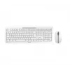 CHERRY Stream Desktop Recharge toetsenbord muis inbegrepen universeel RF draadloos QWERTZ Duits grijs