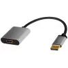 LogiLink CDA0108 videokabel-adapter 0,15 m DisplayPort HDMI zwart grijs