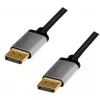 DisplayPort-kabel LogiLink CDA0100 1 m zwart grijs